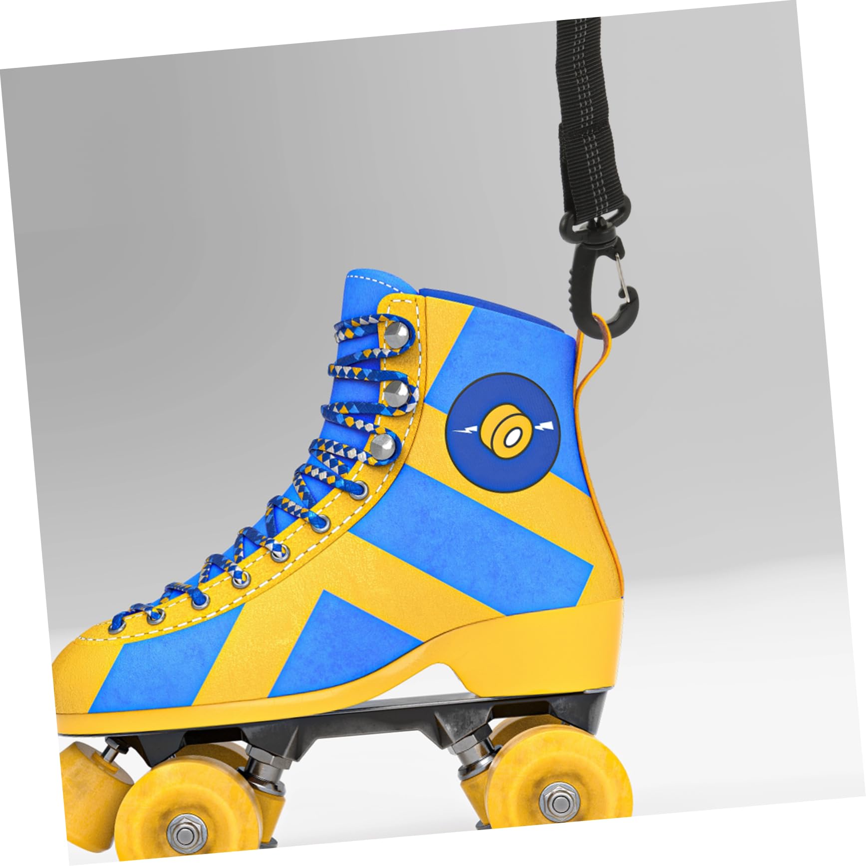 balacoo 4sets Roller Skating Boots Straps Ski Carrying Straps Carrying for Outdoor 2pcs*4