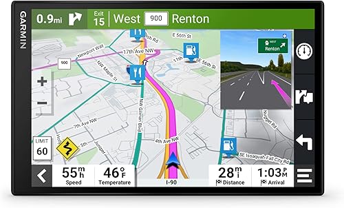 Garmin DriveSmart 86 navegador GPS para automóvil de 8 pulgadas con mapas brillantes y nítidos de alta resolución y asistencia por voz Garmin