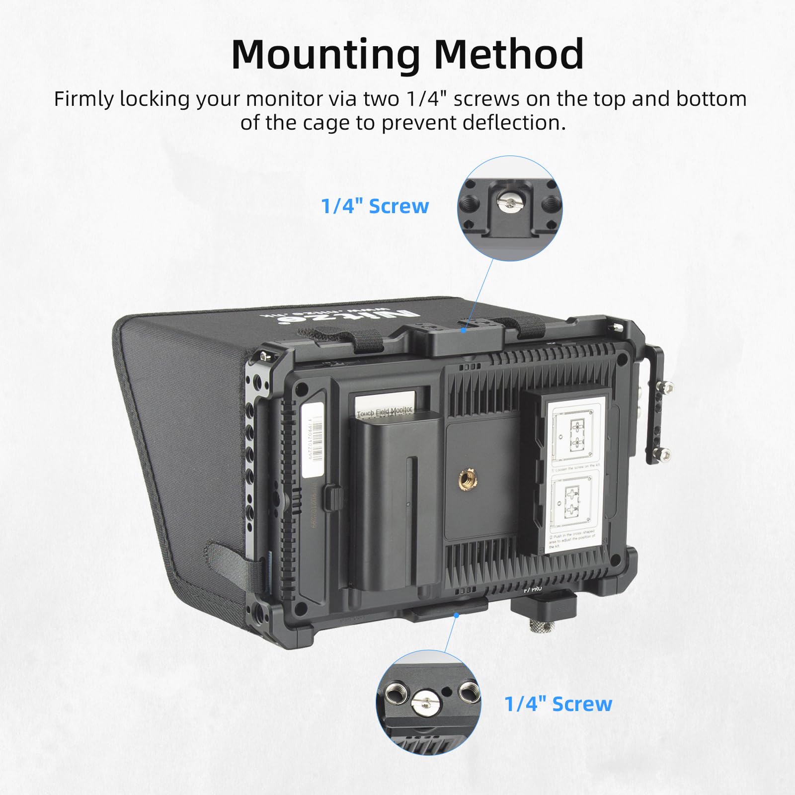 Amazon.com : Nitze F7 PRO Cage for Feelworld F7 PRO Monitor with