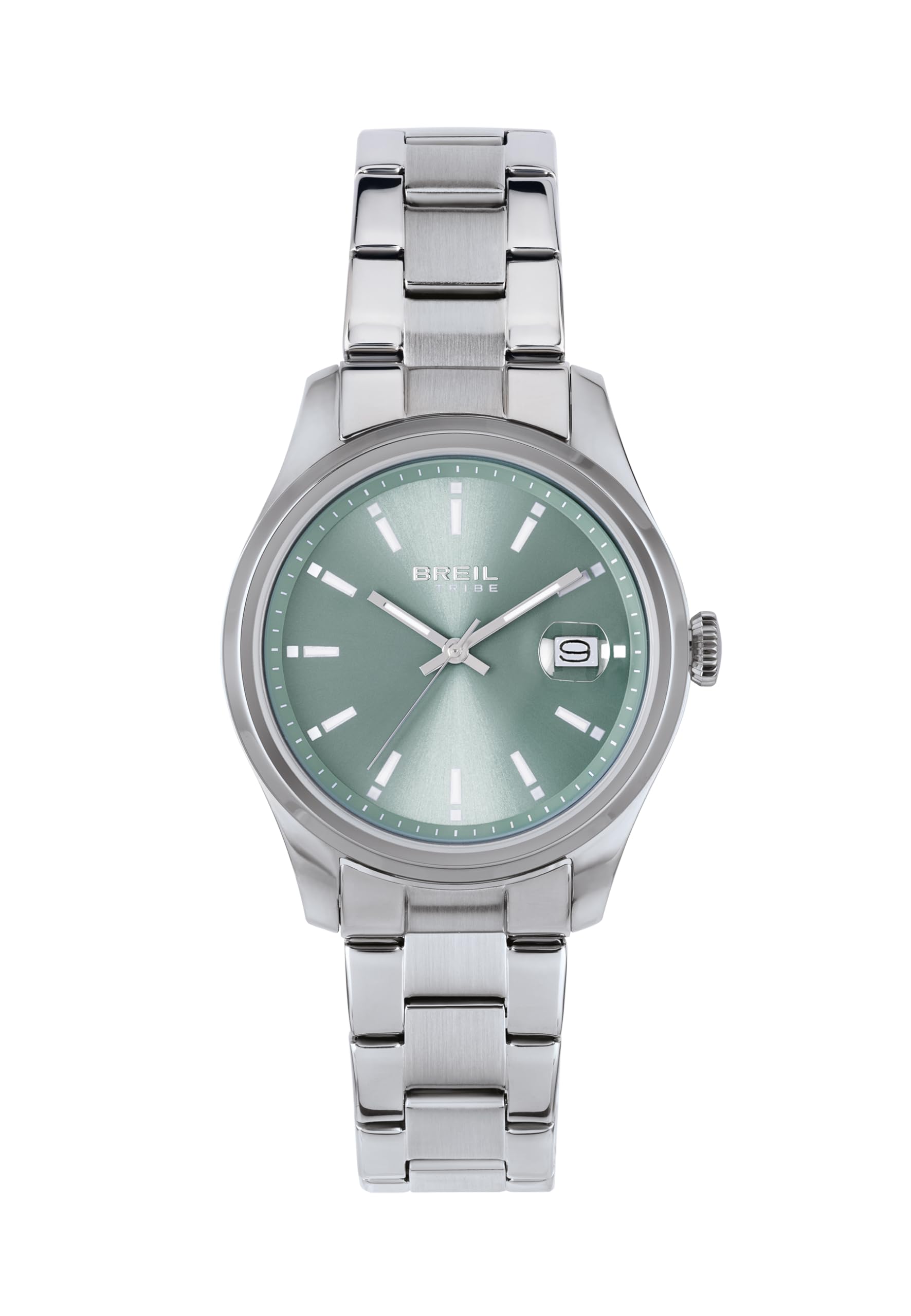 Breil, Collezione Classic Elegance, Orologio Donna con Bracciale e Cassa in Acciaio, Resistente All'Acqua, Vetro Minerale Resistente con Lente d'Ingrandimento, Chiusura con Pulsanti