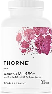 Women's Multi 50+ - Daily Multivitamin without Iron and Copper for Women - Comprehensive, Foundational Support - Bone and Immune System Health - Gluten-Free - 180 Capsules - 30 Servings