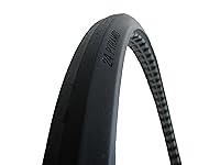 Vista 1 de Neumático para silla de ruedas, espuma de uretano de perfil bajo, forma de pirámide, gris, 24" x 1", TAG141001