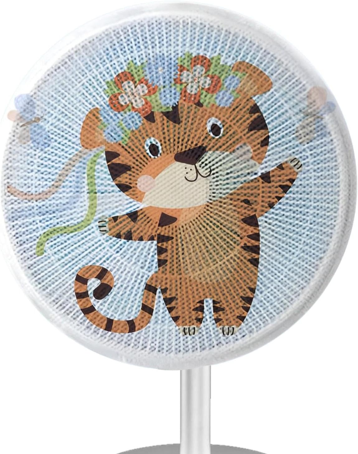 Dust Cover - Cute Tiger Pattern Electric Guard | Electric Mesh Cover Anti Pinch Hand Protective Cover | Finger Protector for Child Safety | Household Cover | Protective Cover