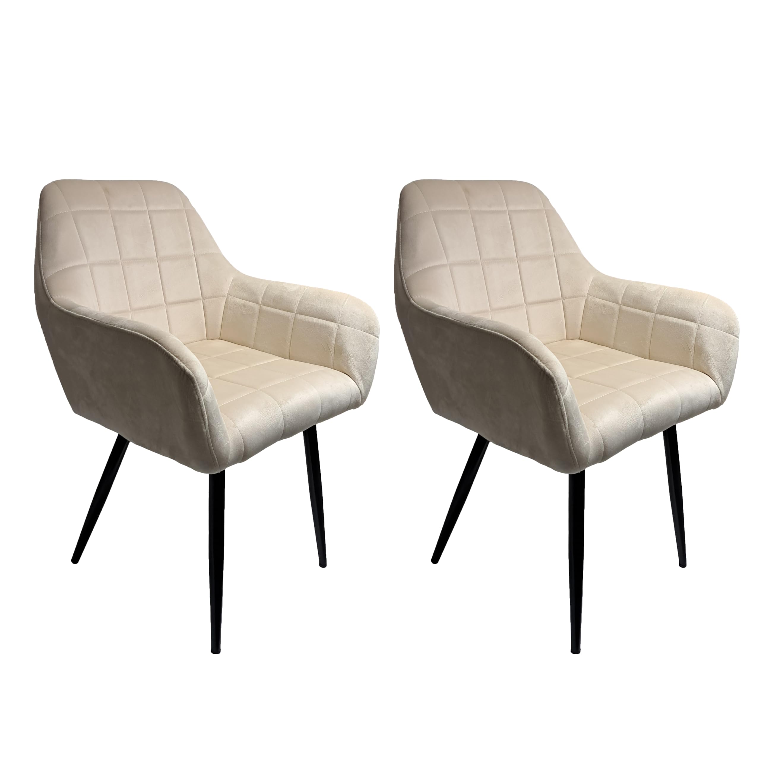 Lot De Chaises Pivotantes De Salle à Manger 2 Pcs Gris Foncé Velours