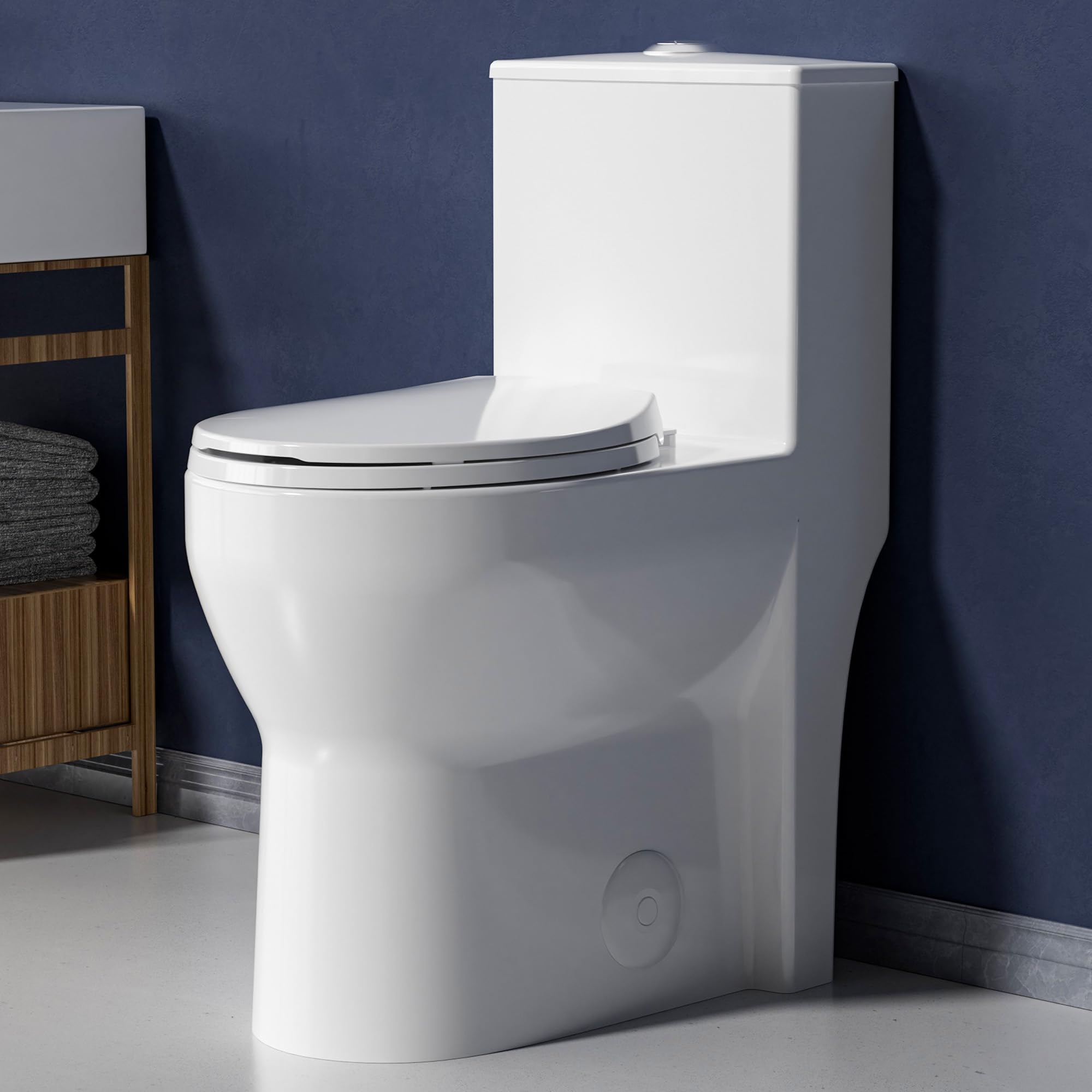 Miuara Compact Modern Skirted Tall Toilet