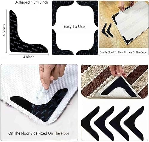 Miniatura 4 de Alfombra de araña negra, 3 x 4 pies, alfombra impresa en 3D de telaraña de terror, alfombra para dormitorio de niños, habitación de niños, sala de