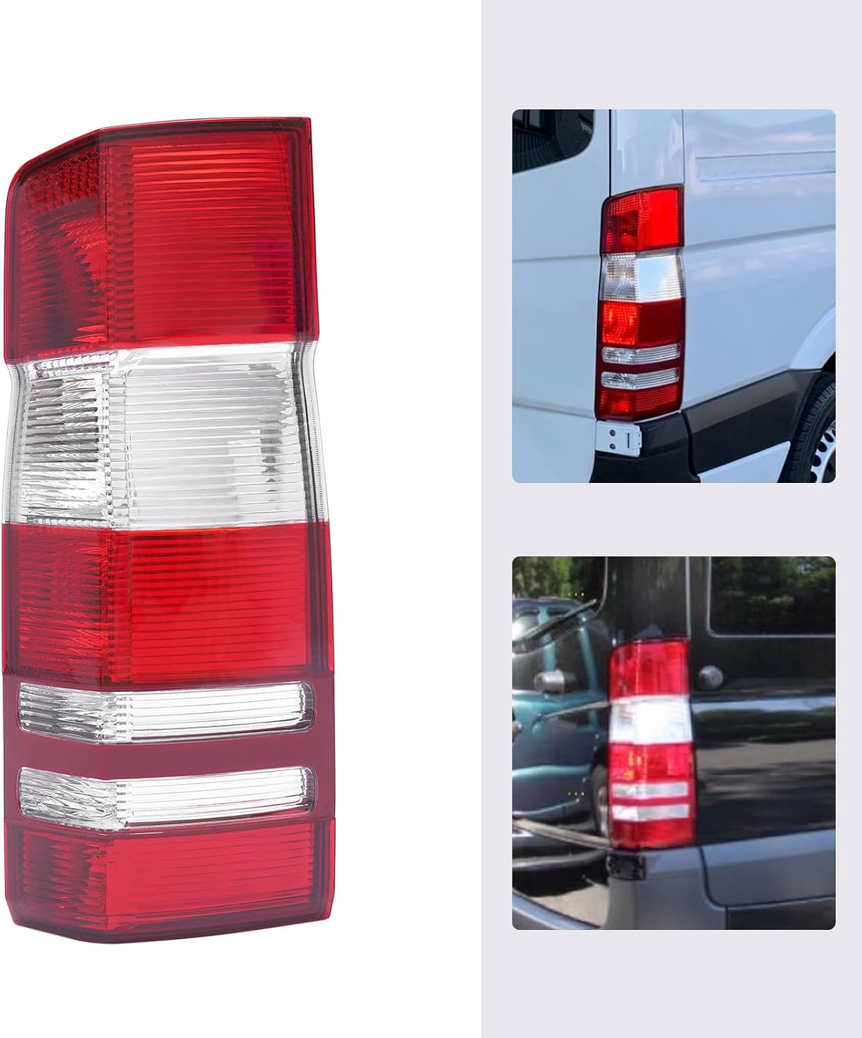 LOYALHEARTDY For 2007-2017Mercedes Sprinter 250 350 Halogen Tail Lights, Driver Side Tail Light Left Rear Lights (LH)