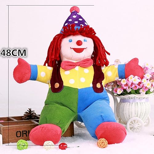 Miniatura 5 de Lindo juguete de peluche de payaso grande de mano, Gymboree, muÃ±eca cÃ³moda, regalo para niÃ±os, 18.9in