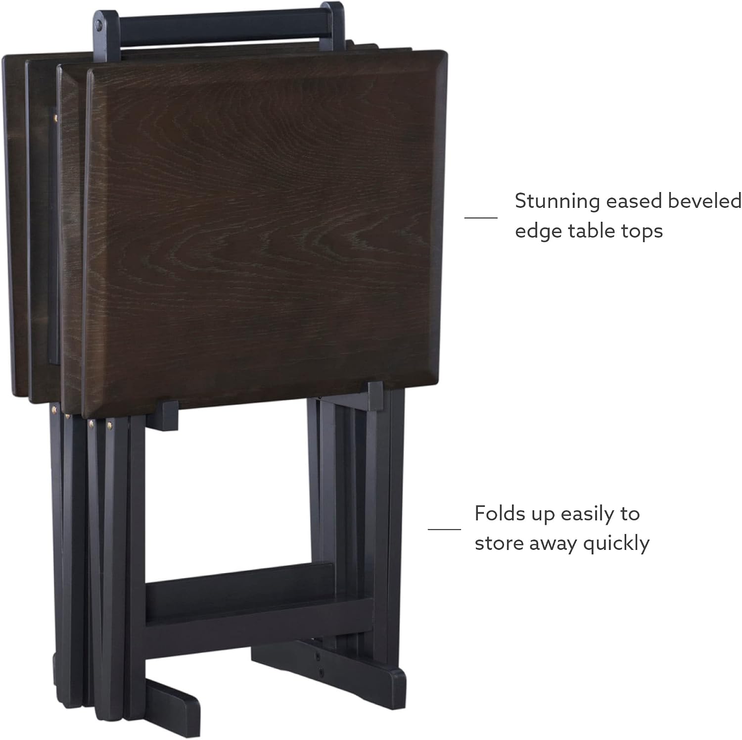 Linon Kearney Grey Set Tray Table et