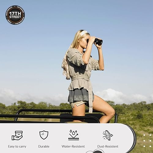 Miniatura 3 de Nikon PROSTAFF - Binoculares impermeables P7 de 8 x 42 para adultos | Binoculares de viaje pequeños y compactos para observación de aves | Correa de