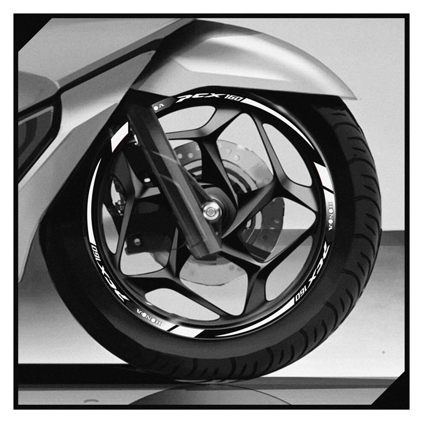 Amazon.co.jp: オートバイのリムステッカー リフレクティブモーター