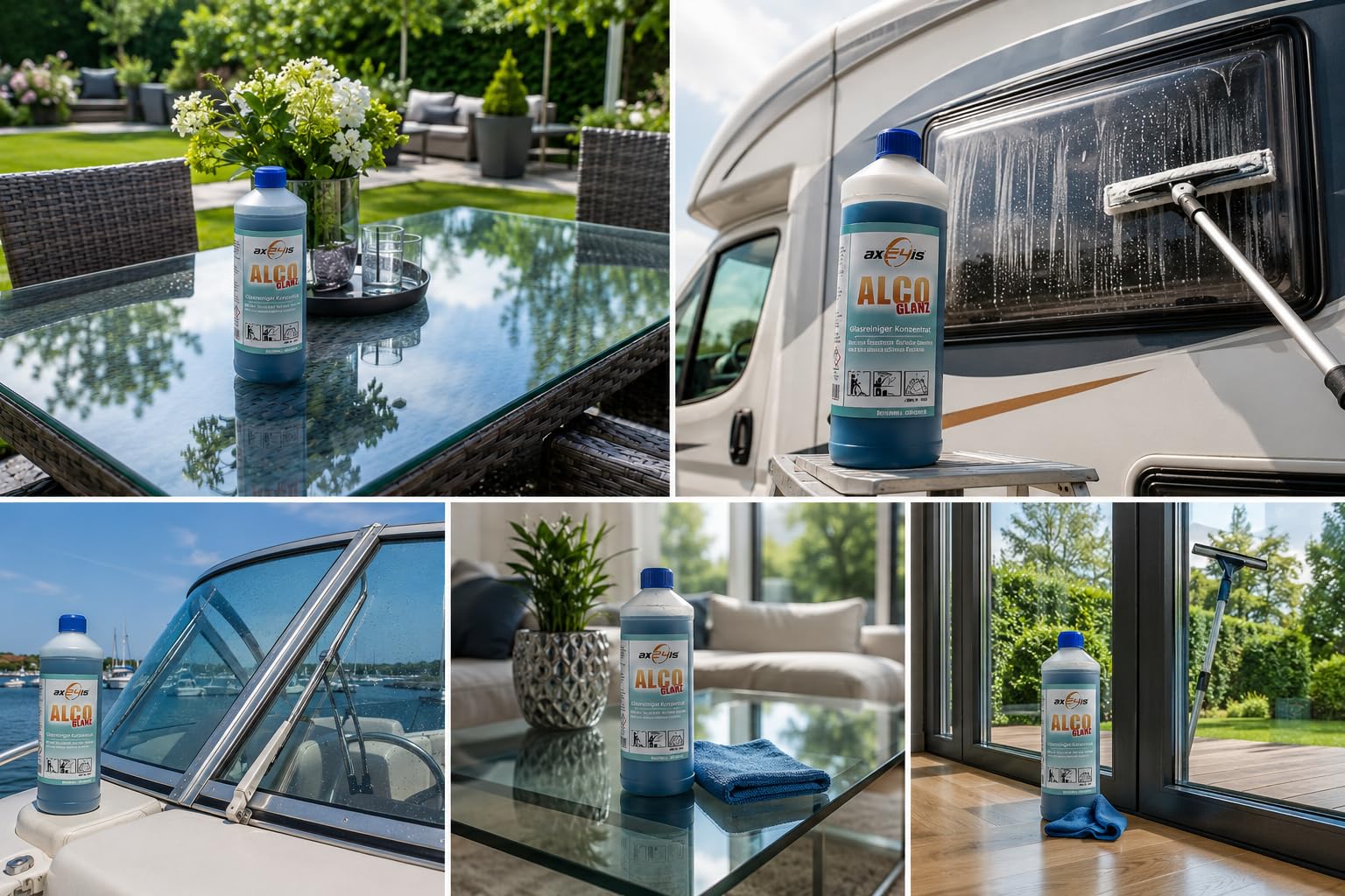 Alkoholreiniger 5l Konzentrat - Glanzreiniger für Glas & Marmor