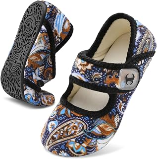 Comfy House Slippers for Women & Men - Wide Diabetic Sock Slippers, Soft & Cozy Barefoot House Shoes