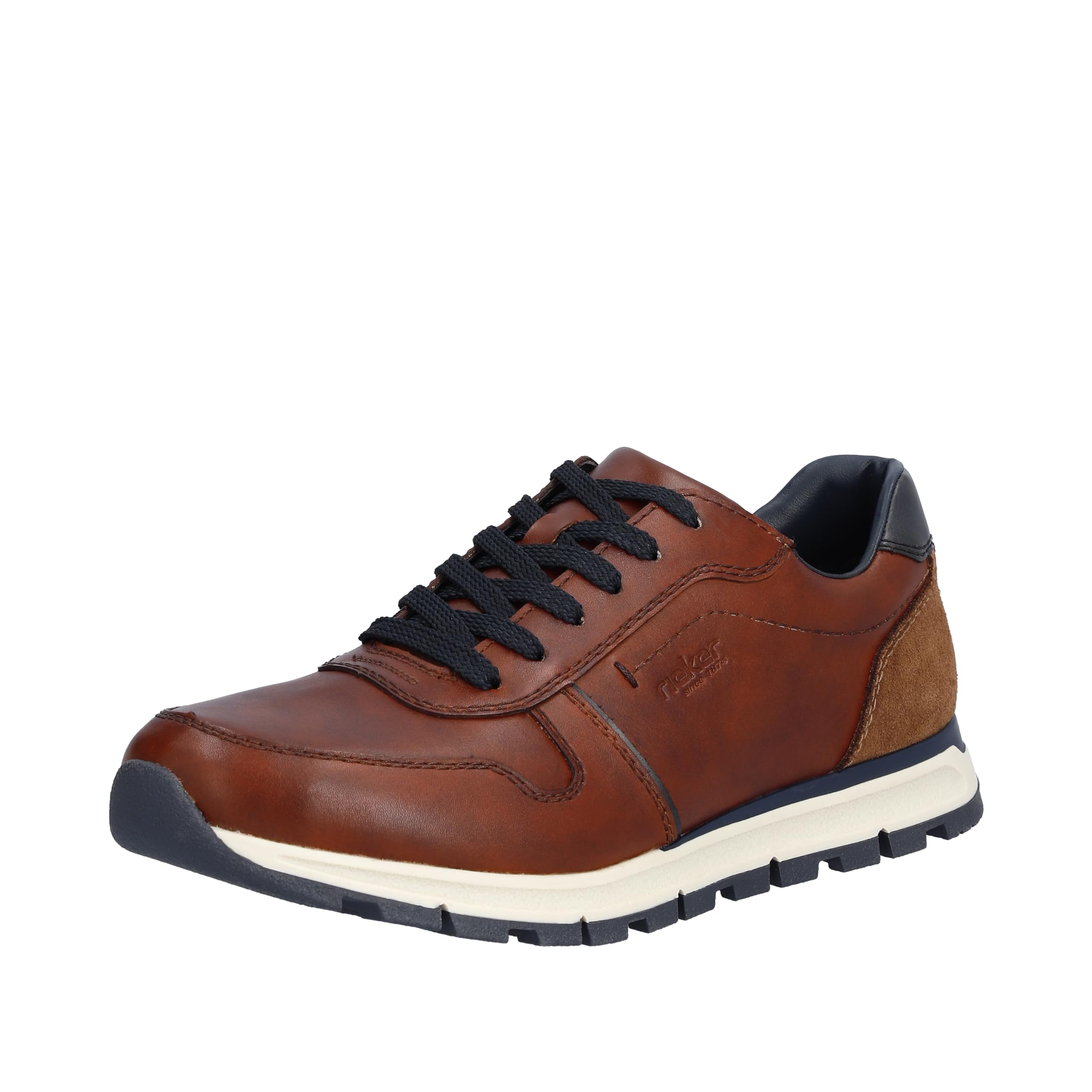 Rieker B0503 Scarpe Uomo Con Lacci - Collezione Primavera/Estate - Leggere E Flessibili - Antistress Con Soletta Sostituibile