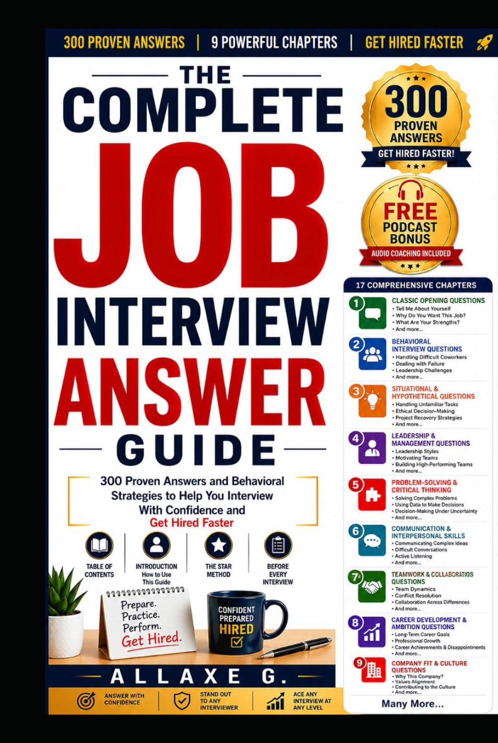 How To Answer Interview Questions - 300 Tough Interview Questions Answered