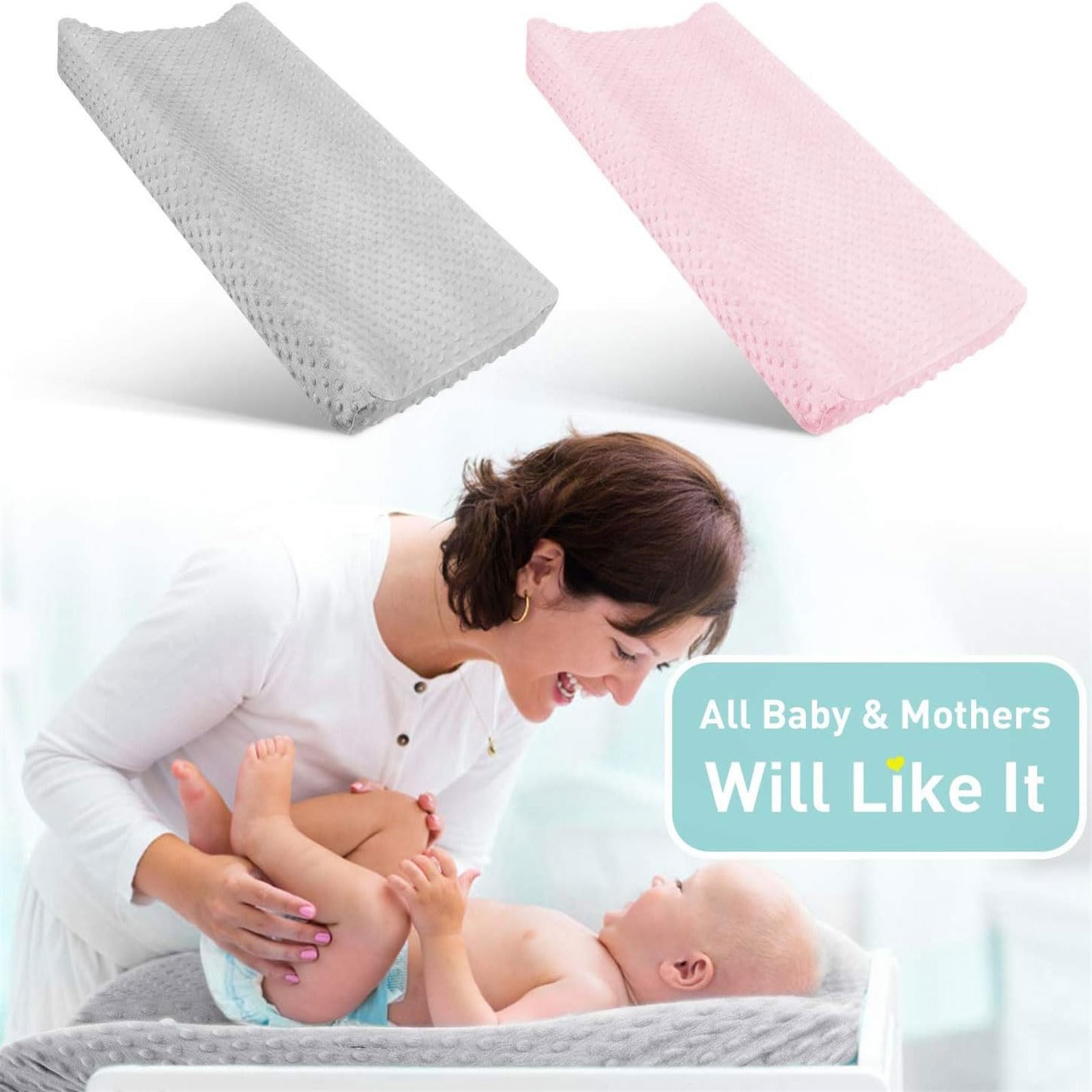 Fasciatoio Coperture Pannolino Cambiare Lenzuola di Ricambio Traspirante Coperture Tessuto Fasciatoio Lenzuola per Neonati