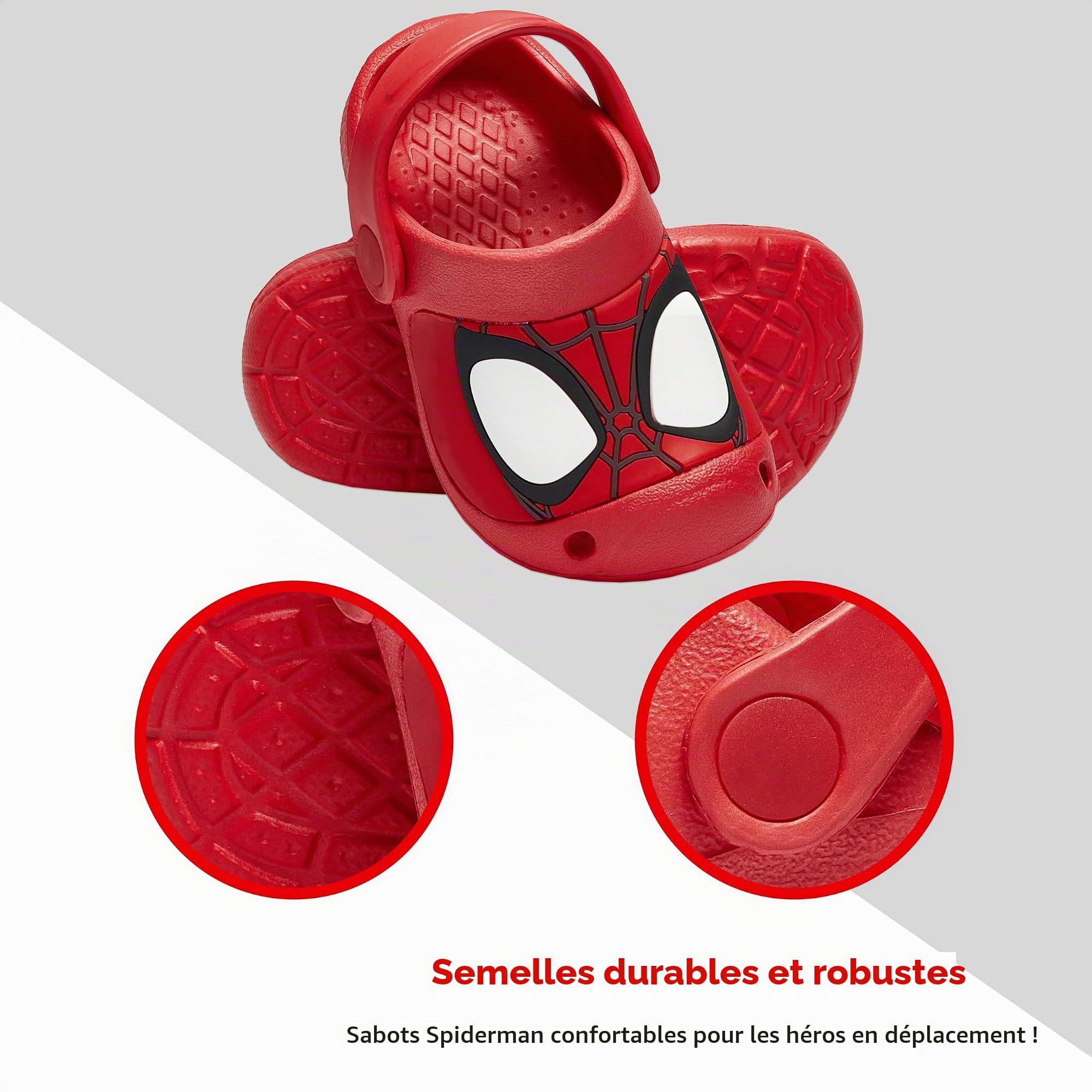Marvel Chaussure Spiderman | Sandales pour Garçons | Spidey and His Amazing Friends Chaussures