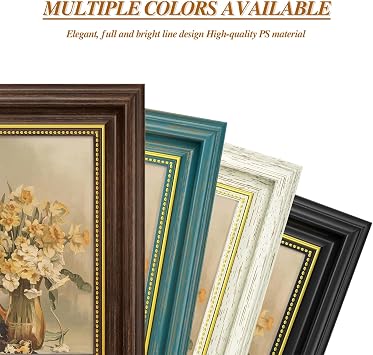8x10 photo frame - 4Pack Premium Vintage Picture Frames 8x10 for 25.4x20.3 cm Photo Picture Poster, 10x8 Picture Frames for Wall Mount & Tabletop