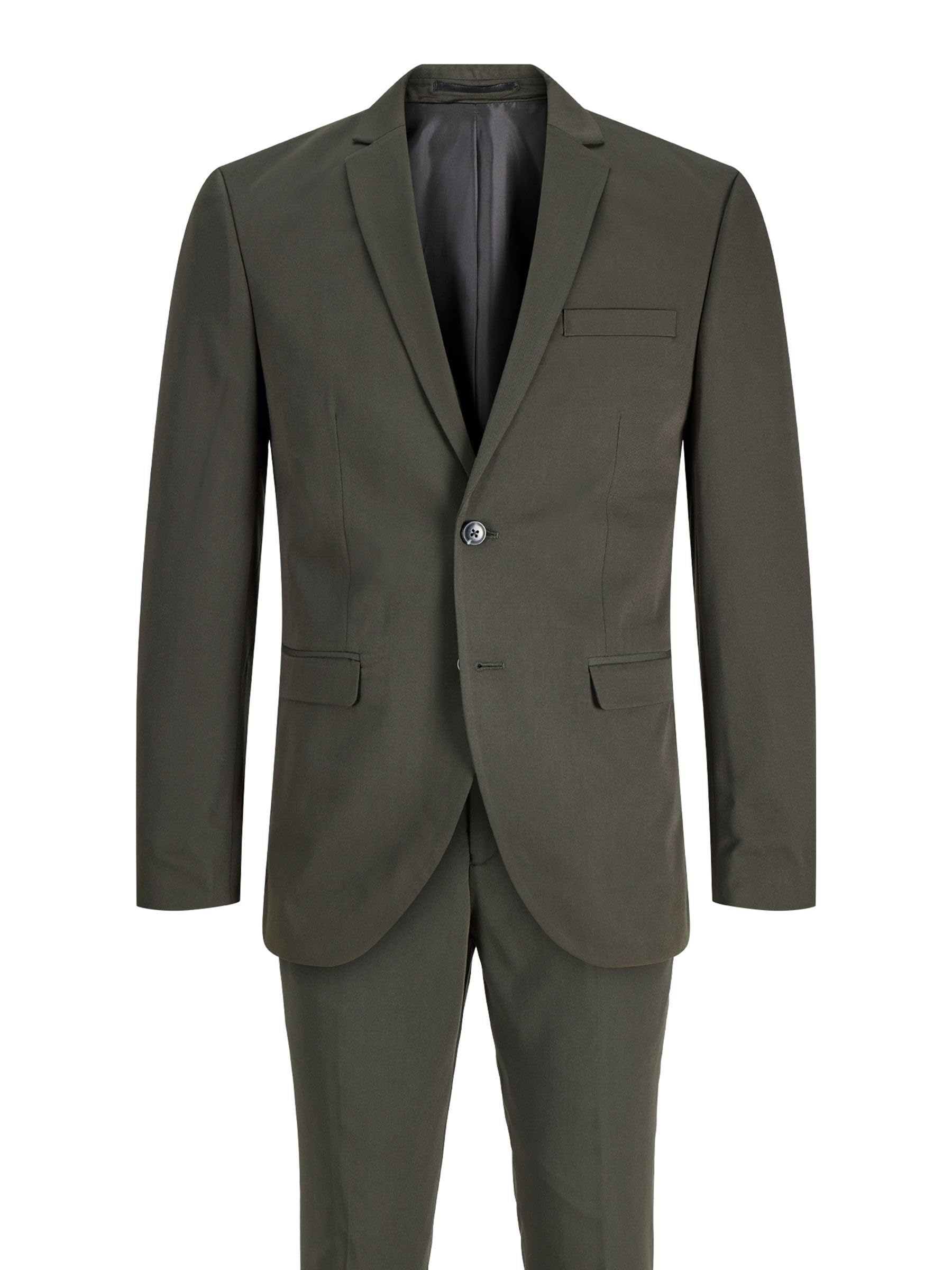 JACK & JONES Single Breasted Blazer And Tailored Trousers JPRFRANCO Super Slim Fit Suit