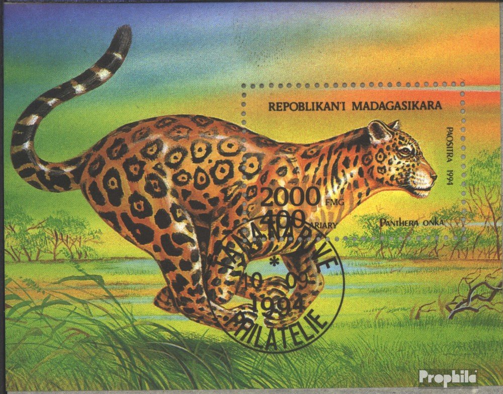 Timbres Azerbaïdjan 1995 – Chats Et Grands Félins – Collection Prophila, Série Complète Oblitérée N°268