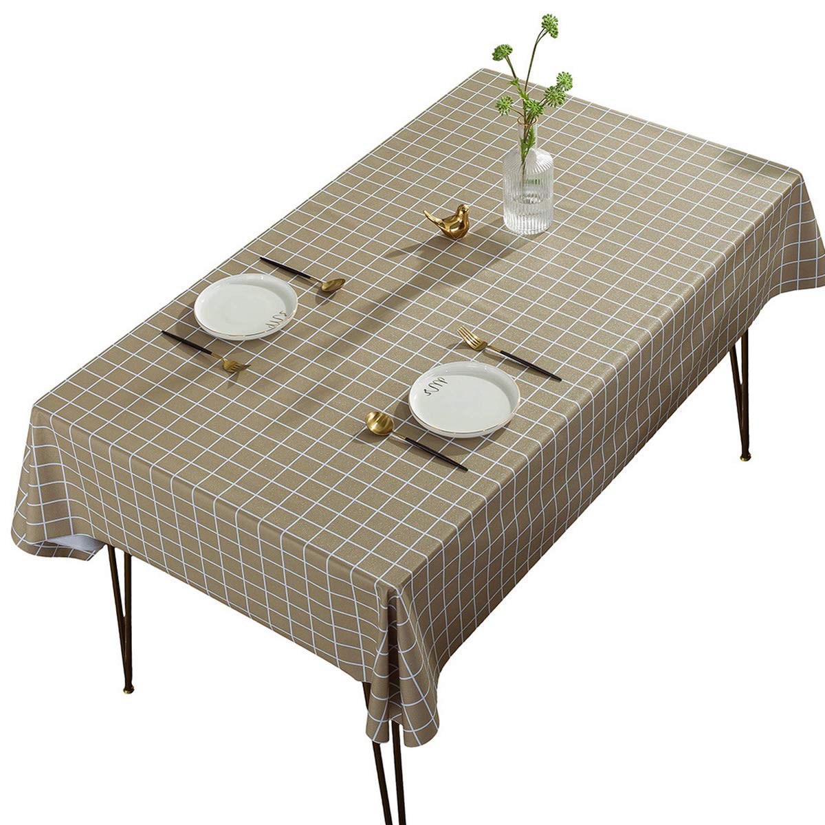 Couverture de table PVC imperméable 140x200cm nappe cuisine