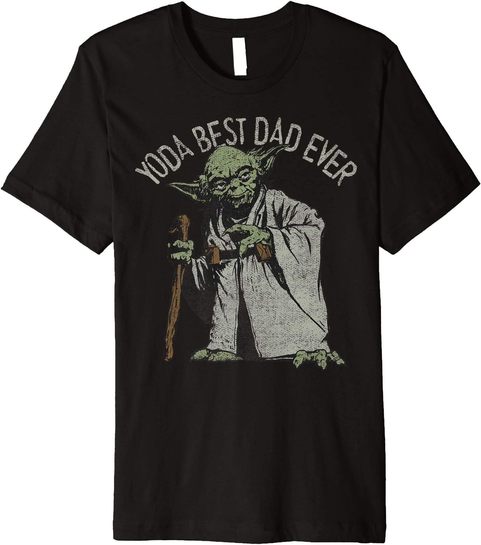 Star WarsYoda Best Dad Ever Graphic T-Shirt T-ShirtOEKO-TEX STANDARD 100