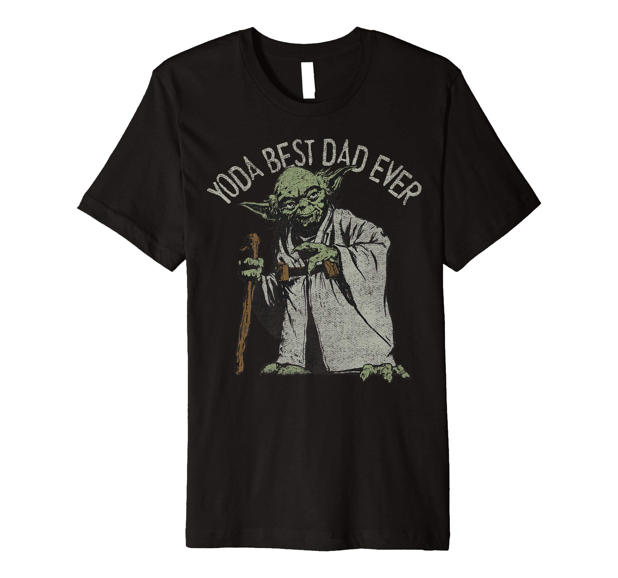 Star WarsYoda Best Dad Ever Graphic T-Shirt T-ShirtOEKO-TEX STANDARD 100