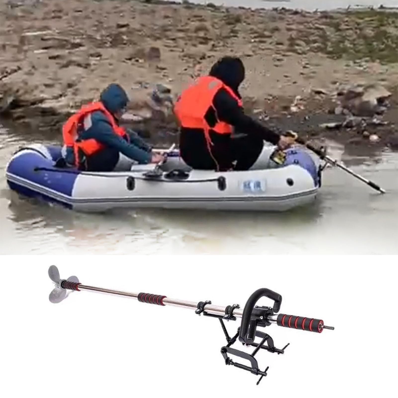 Kit hélice à main portable pour kayak : oubliez la fatigue de la pagaie