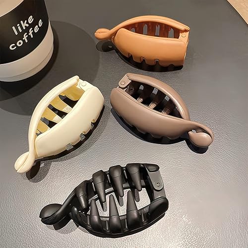 Miniatura 6 de 4 pinzas de plátano, abrazadera vertical, pinzas para el cabello, pinzas de garra, artefacto de fijación de cola de caballo alta, accesorios para el