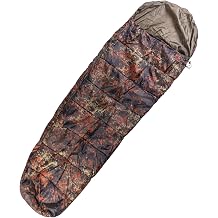 MIL-TEC Commando Sleeping Bag, Flecktarn Camo, 88.6 x 30 x 22, 14102021