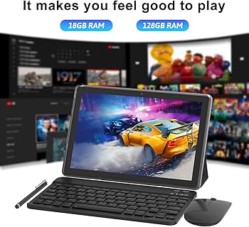 Amazon.com : COOPERS Tablet Android 15, 10 inch Tablet 18GB RAM+