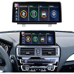 Pantalla Bmw Z4 E85 Ninetom Radio de Coche de 10.25 Pulgadas, CarPlay/Android Car/Mirrorlink/GPS para BMW NBT Serie 1/2 F20/F21(2011-2016) F23 Cabrio(2013-2016) Radio de Coche con Pantalla táctil, DSP Integrado