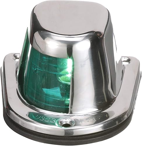 Miniatura 5 de Attwood Luz lateral de montaje en cubierta de acero inoxidable de 1 milla