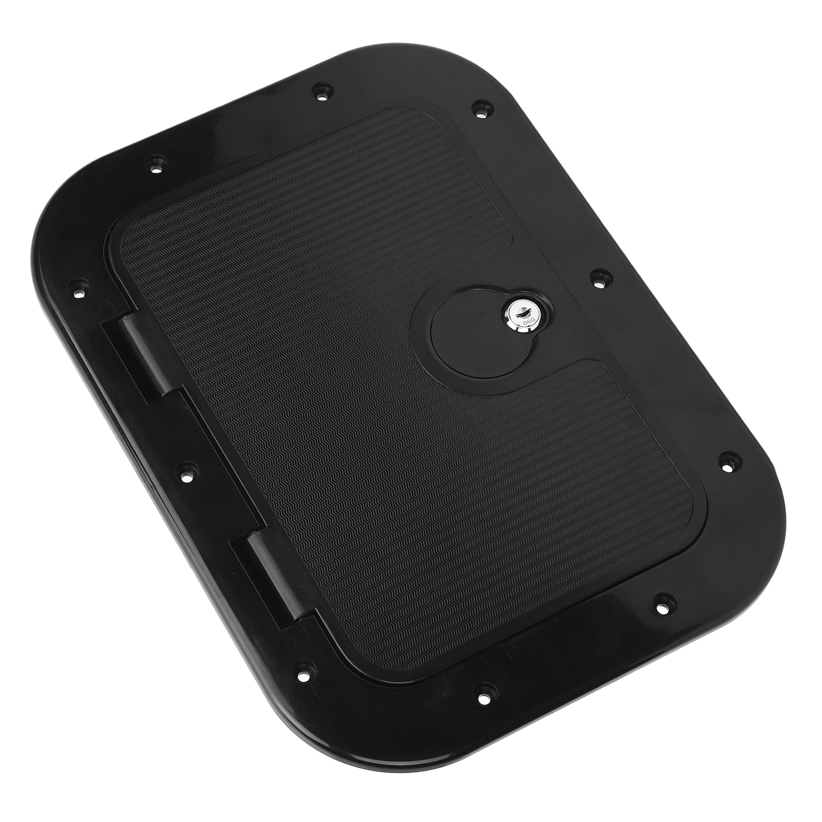 Bnineteenteam Cubierta para Escotilla de Barco, Escotilla de Acceso Marino ABS Resistente, 14,96x11,02 Pulgadas con Cerradura de Seguridad para Yates, Vehículos Recreativos y Pontones