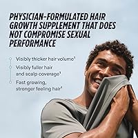 Vista 3 de Nutrafol Men's Hair Growth Supplements, Clinically Tested for Visibly Thicker Hair and Scalp Coverage, Dermatologist Recommended - 1 Month Supply