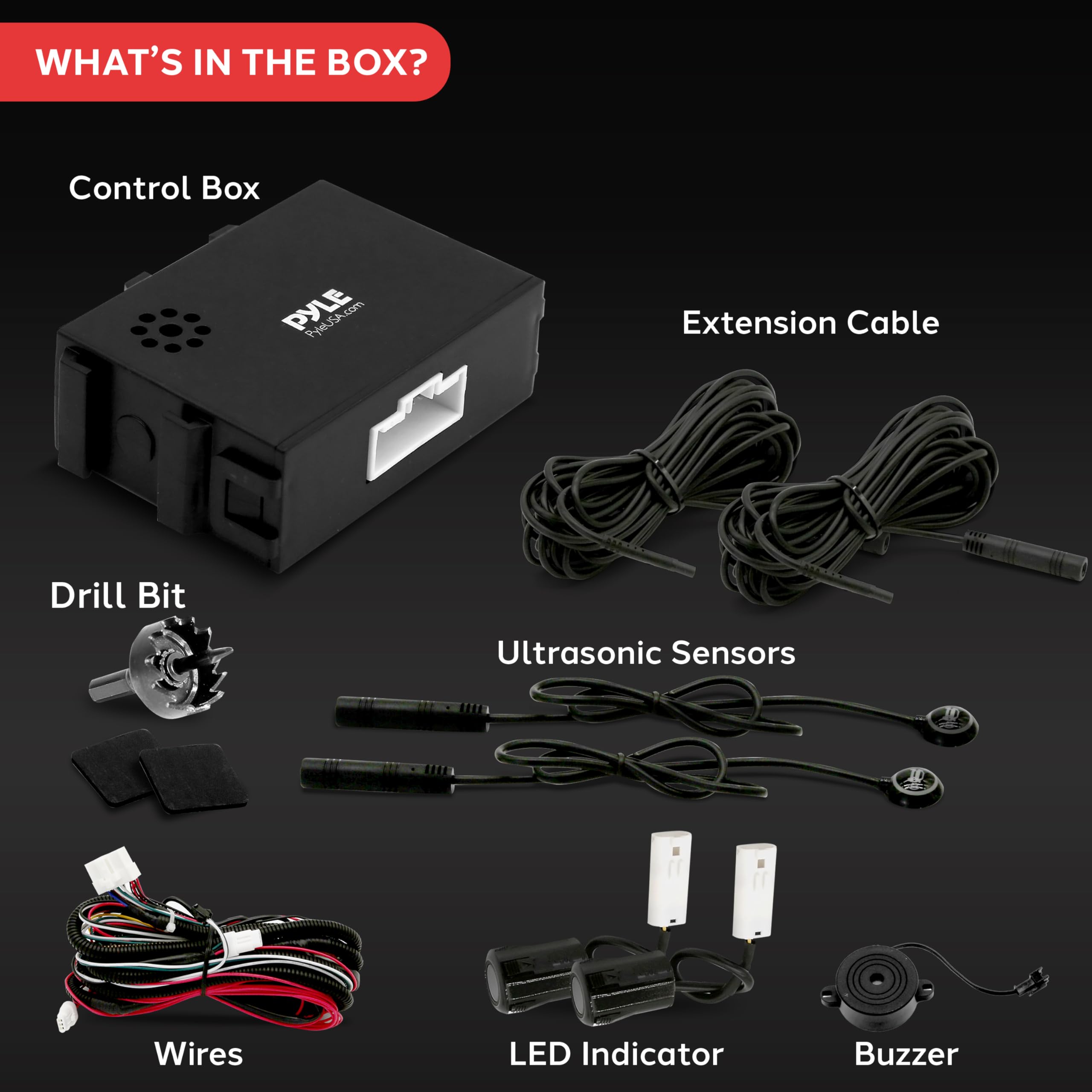 Amazon.com: Pyle Ultrasonic Blind Spot Detection System, BSD