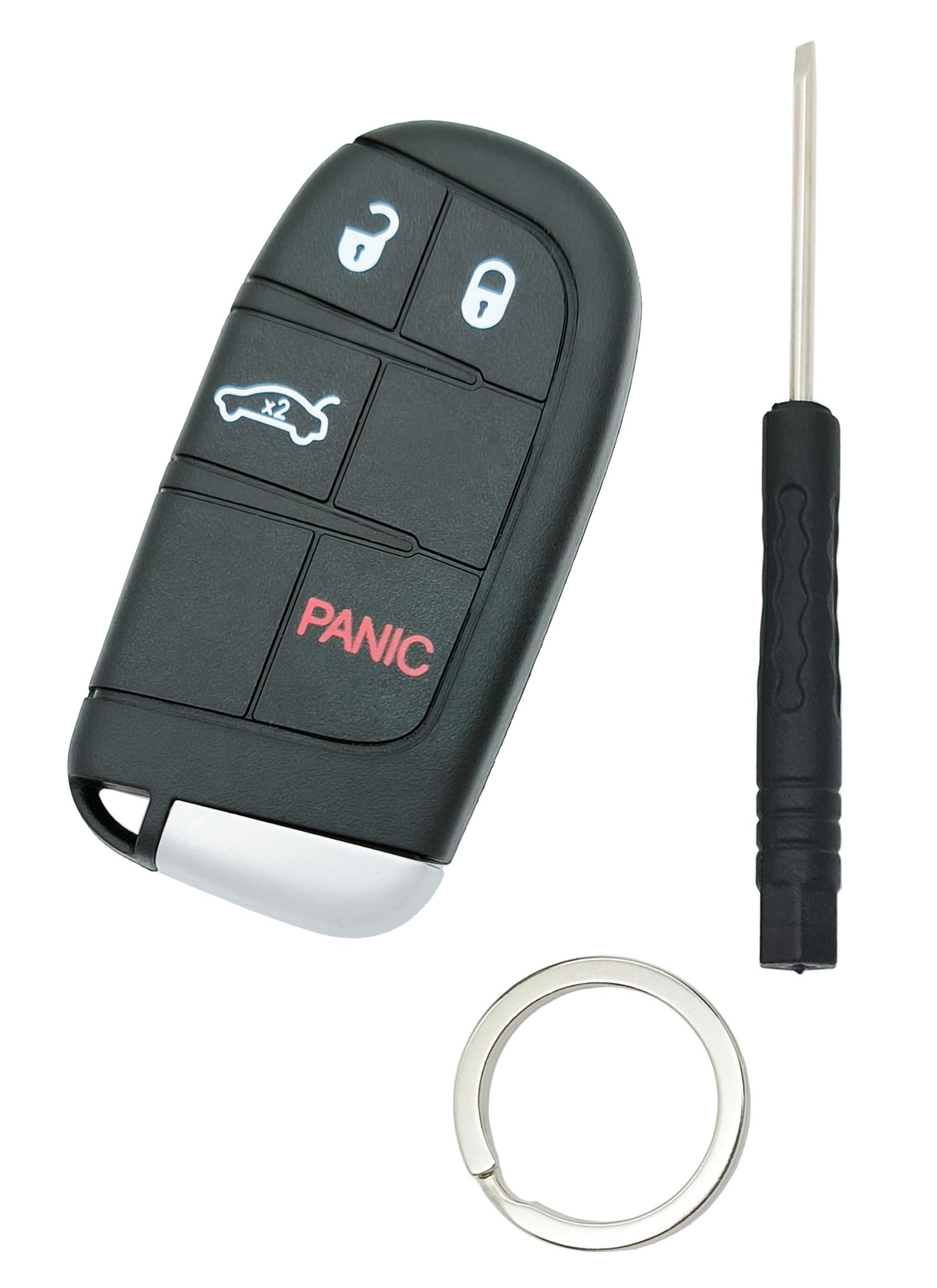 Coque de clé Dodge usée ? Remplacez votre boîtier 4 boutons