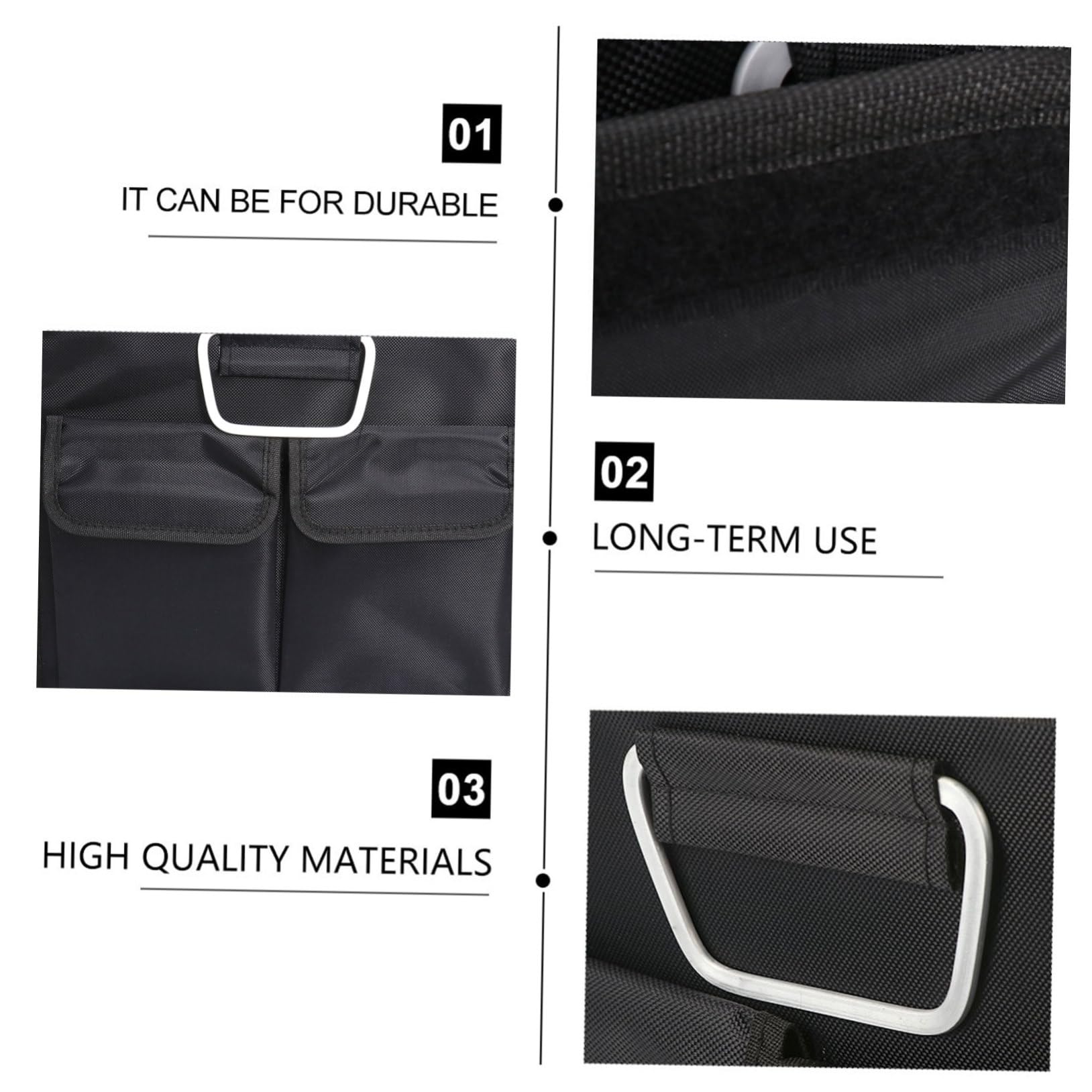 Mikinona Caja Organizadora Para Maletero Oxford Duradero Estuche Para Coche Bolsa Plegable Contenedor De Almacenamiento