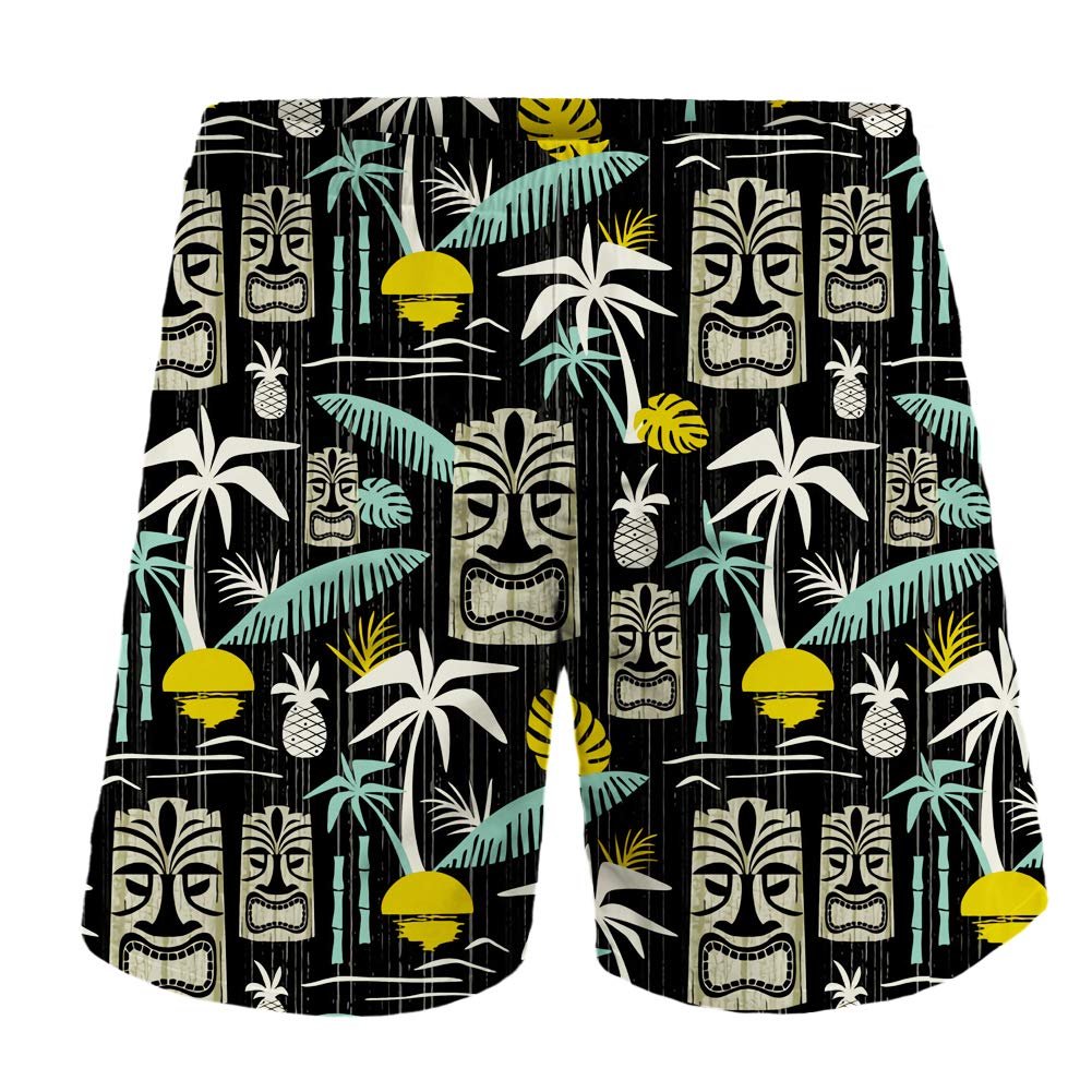 fkelyi Men's Quick Dry Swimwear Board Shorts Summer Beach Bathing Suits with Mesh Lining-picture-29