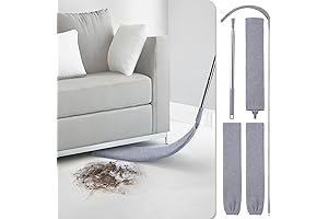 Retractable Wiper Duster Mop for Household Gap Cleaning: Features Microfiber Covers and Extendable Handle