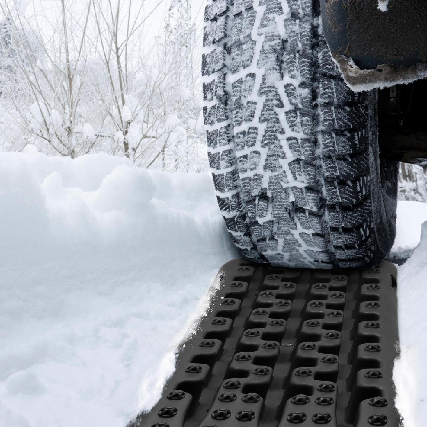2 Piezas 10T Tablas De Tracción De Recuperación, Tablas De Recuperación Todoterreno, Alfombrillas De Tracción, Para Todoterreno/Coche/Pick-up/SUV/RV - Extracción De Vehículos De, Barro, Nieve