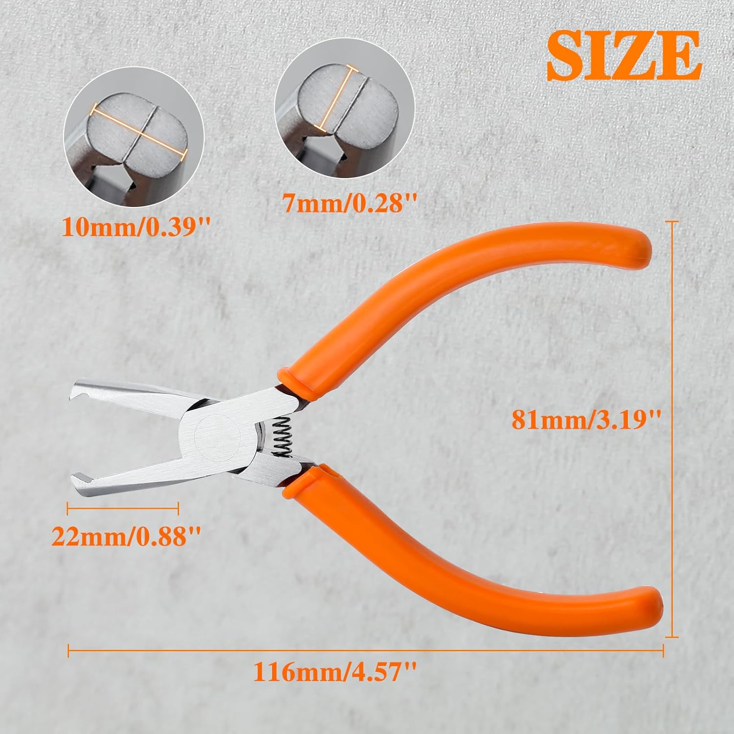 5" Transverse End Cutter with Flush Jaw 7mm SMT/SMD Chip Cutters Side Cutting Pliers