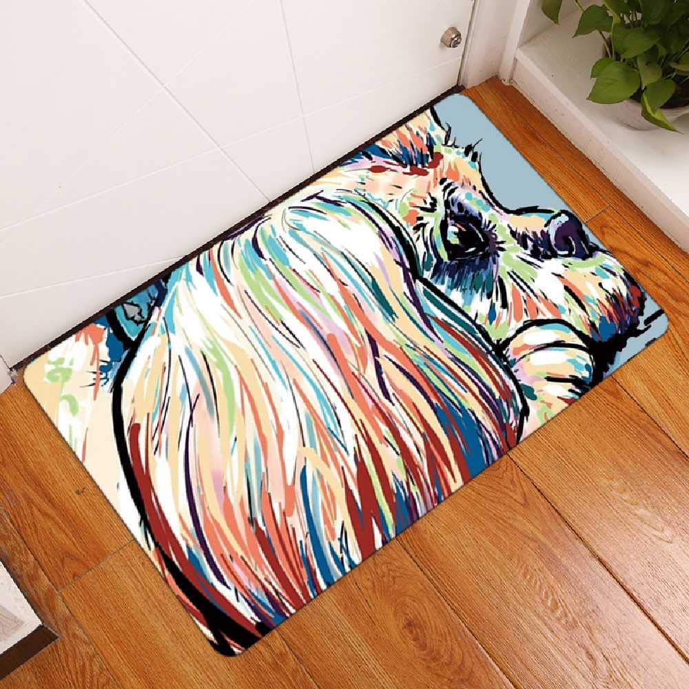 Tapis de sol en caoutchouc naturel non tissé pour sublimer l'entrée de maison