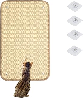 Scratching Board for Cats Made of Natural Sisal, 30 x 50 cm, Robust Scratching Toy for Cats, Scratching Mat for Furniture, Ideal for Protecting Furniture and Cat Claws product image