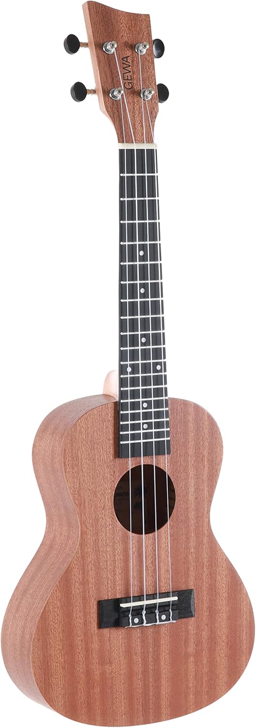 GEWA Concert ukulele Manoa P-CO Concert Sapelli silk Matt finish with Gig Bag