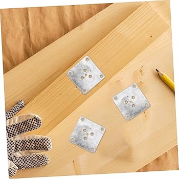 Amazon.co.jp: WATIIFUFU 5個テーブル脚固定用プレート 家具修理用製脚