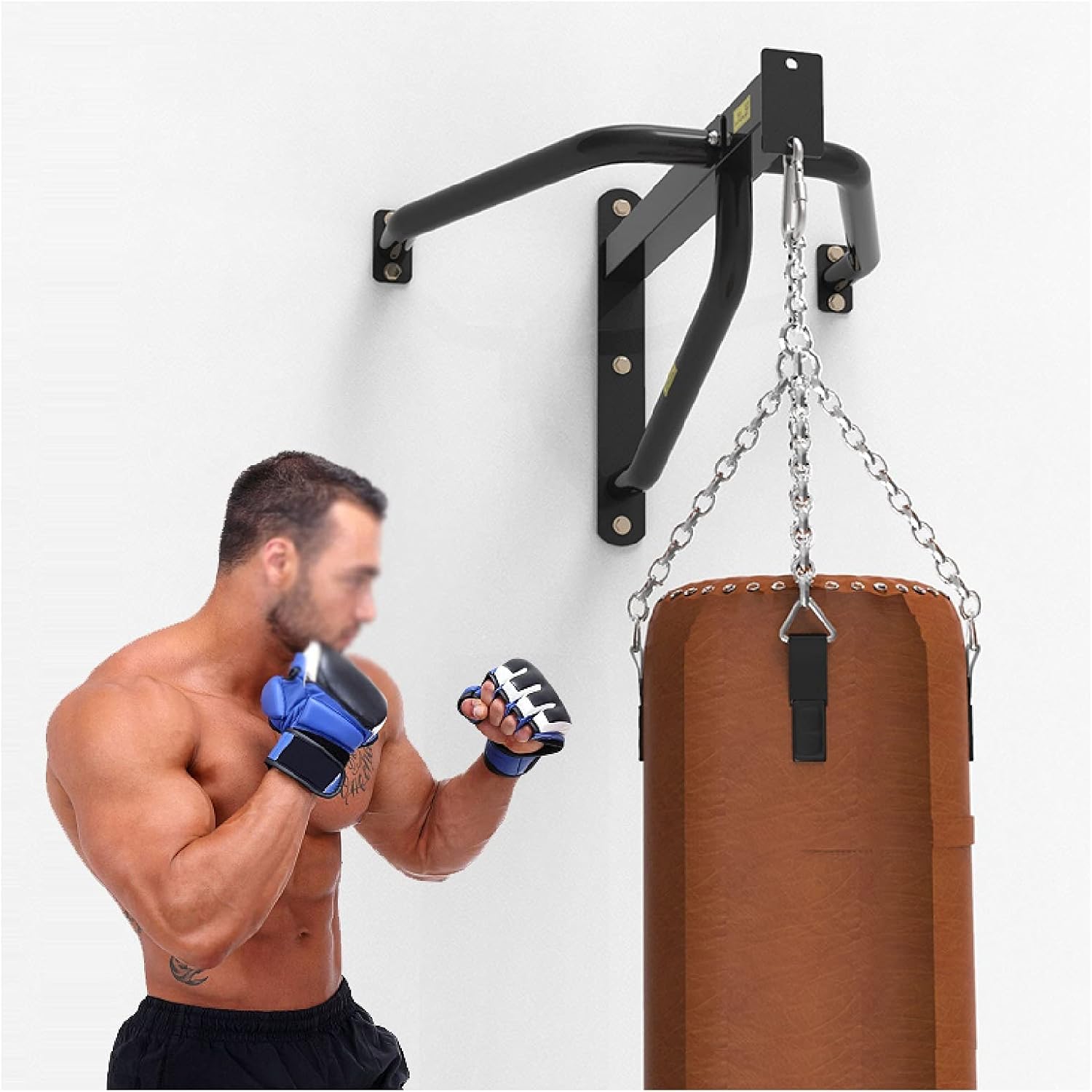 Uchwyt ścienny do ciężkiego worka treningowego, uchwyt na worek z piaskiem Wieszak na worek treningowy Boks Do montażu na ścianie Wieszak bokserski Sprzęt fitness do Muay Thai, 3 rozmiary, c