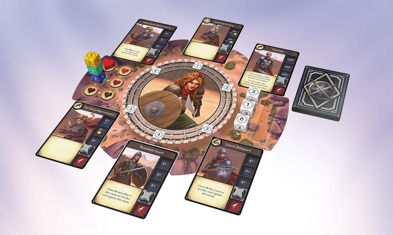 Renegade Game Studios Proving Grounds Solo Board Game One Player Hero Strategy Adventure Ages 10