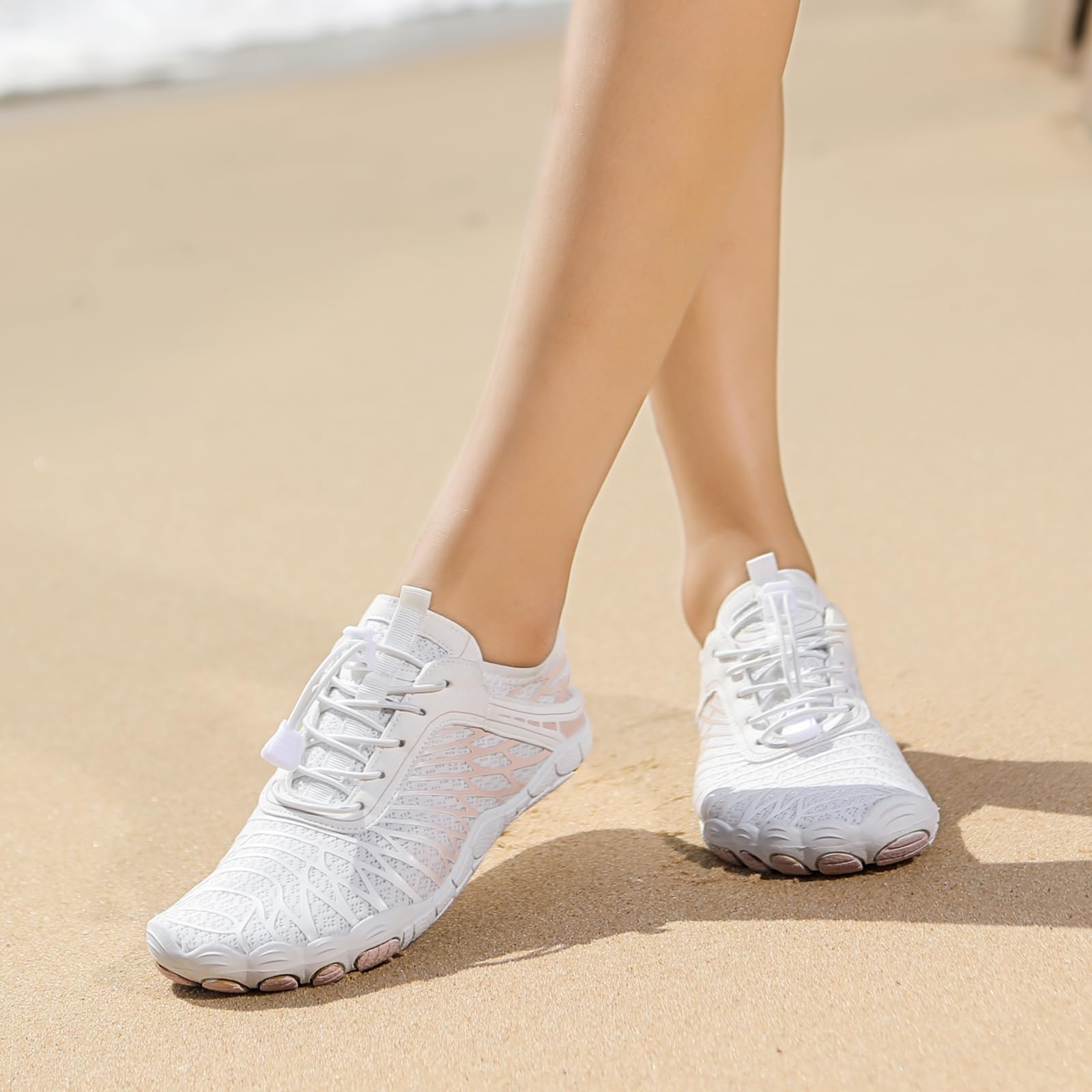 Scarpe da Scoglio Uomo Scarpette da Scoglio Donna Scarpe Barefoot Spiaggia Surf Bagno Sport Outdoor Traspirante Asciugatura Rapida Antiscivolo 36-47 EU