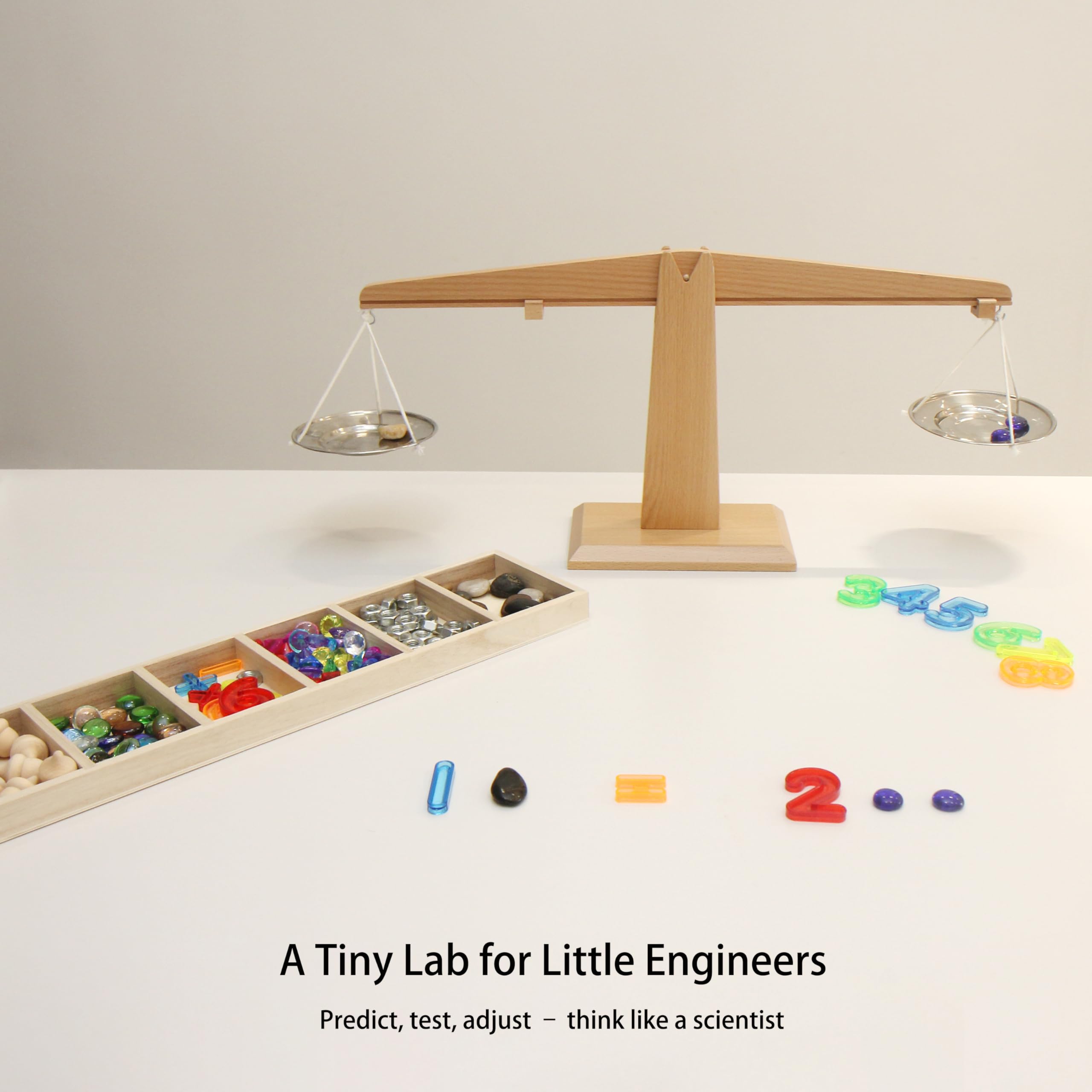 Bilancia da apprendimento e parti sfuse, forniture per insegnanti, articoli indispensabili in classe, attività prescolari, inizio scolastico, materiale didattico, scienze naturali per bambini piccoli